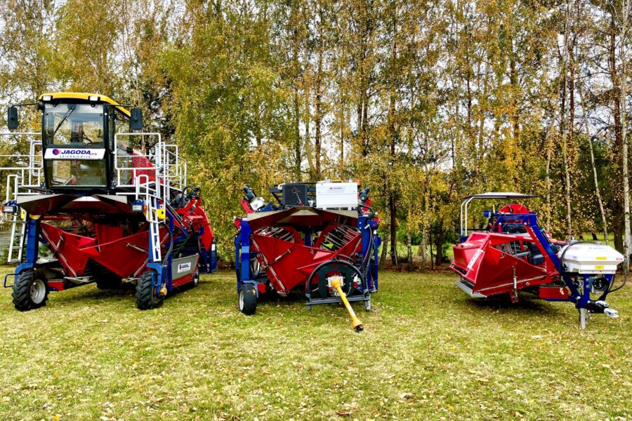 aronia harvester Full row OSKAR 4WD